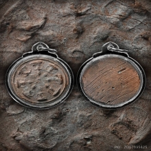 ลพ.พ่วง วัดกก พิมพ์งบน้ำอ้อย เนื้อดิน ปี2473 จ.กรุงเทพฯ