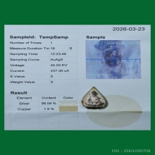 เหรียญใบโพธิ์ ไต้ฮงกง ลพ.คูณ ปี 2538 เนื้อเงิน