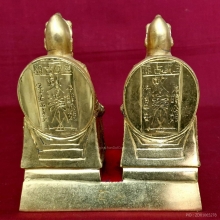 พระบูชาเจ้าพ่อเจ้าแม่ชุมแสง จ.นครสวรรค์ กะไหล่ทอง 6 นิ้ว 