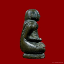 พระสังกัจจายน์ ศิลป์เชียงแสน เนื้อสำริดแก่เงิน