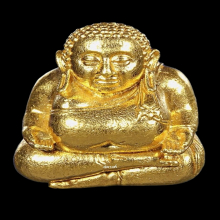 พระสังกัจจายน์พ่อท่านคลิ้ง วัดถลุงทอง เนื้อทองคำ