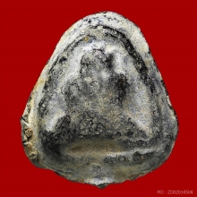 พระปิดตาพิมพ์ 2 หน้า เนื้อตะกั่วสนิมแดงลูกหว้า(ไม่ทราบที่)