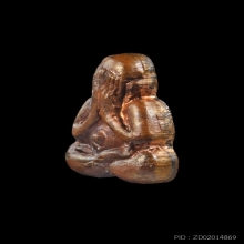 พระปิดตาหลังรูปเหมือน หลวงปู่ทิม วัดละหารไร่ เนื้อทองแดง