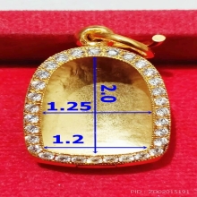 ตลับทอง90 เพชรแท้ พระชัยวัฒน์ หนัก 10.19 กรัม