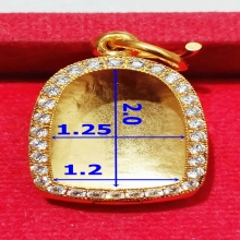 ตลับทอง90 เพชรแท้ พระชัยวัฒน์ หนัก 10.19 กรัม