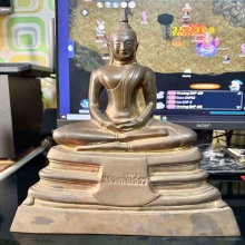 รูปหล่อหลวงพ่อโสธรหน้าตัก 7 นิ้วสูง 12 นิ้วครึ่ง ปี 2536