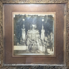 ภาพถ่าย ขาว-ดำ หลวงพ่อสด วัดปากน้ำภาษีเจริญ ฉากเณรแอบ