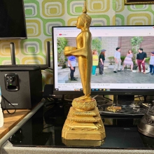 หลวงพ่อบ้านแหลม วัดเพชรสมุทรวรวิหาร ขนาด ความสูง 19 นิ้ว