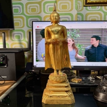 หลวงพ่อบ้านแหลม วัดเพชรสมุทรวรวิหาร ขนาด ความสูง 19 นิ้ว