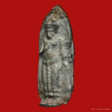 พระร่วงยืน กรุถ้ำมหาเถร จ.ลพบุรี เนื้อชินเงิน