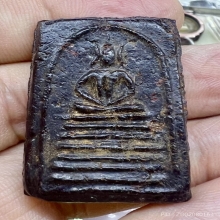 สมเด็จเจ็ดชั้นหลังยันต์ เนื้อผงครั่ง สายวัดโตนดหลวง เก่ามาก