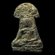 ซุ้มปรกโพธิ์ เนื้อชินเงิน  กรุวัดราชบูรณะ พระนครศรีอยุธยา 