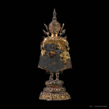 พระบูชายุครัตนโกสินทร์ ทรงเครื่อง ปางห้ามสมุทร