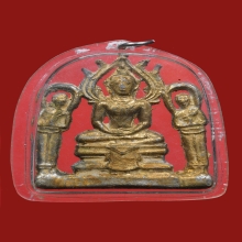 พระปรุหนัง พิมพ์ฐานผ้าทิพย์ ชินเงิน กรุวัดพุทไธศวรรย์ อยุธยา