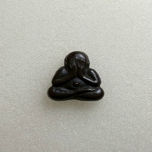 พระปิดตาหลังรูปเหมือนหลวงปู่ทิม เนื้อนวะ พ.ศ.2517