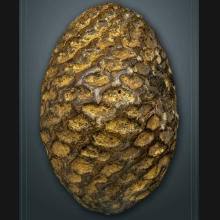 เบี้ยแก้ (เบี้ยไข่ทอง) หลวงปู่รอด วัดนายโรง