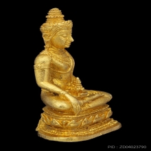 พระกริ่งนางพญาทองคำ วัดนางพญา  พ.ศ. 2514