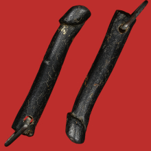 >>>..,ปลัดขิกหลวงพ่อกี๋ วัดหูช้าง ไม้กัลปังหา 1.5นิ้ว จิ๋ว