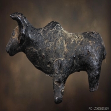 วัวธนูหลวงพ่อน้อยวัดศรีษะทอง ขนาดบูชาสวยเดิม