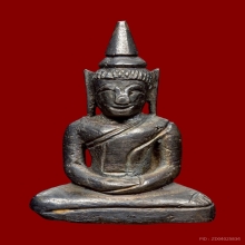 พระยอดธง ศิลปะอยุธยา เนื้อเงิน