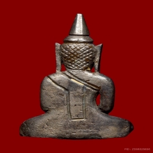 พระยอดธง ศิลปะอยุธยา เนื้อเงิน