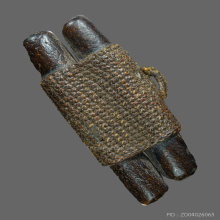 ตะกรุดคู่แฝดพอกผงยาจินดามณี หลวงปู่บุญ วัดกลางบางแก้ว