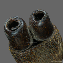 ตะกรุดคู่แฝดพอกผงยาจินดามณี หลวงปู่บุญ วัดกลางบางแก้ว