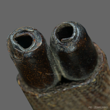 ตะกรุดคู่แฝดพอกผงยาจินดามณี หลวงปู่บุญ วัดกลางบางแก้ว