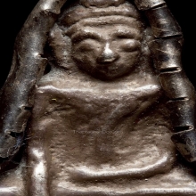 พระเงินนั่งหลังเรียบ  ศิลปะนครศรีธรรมราช เนื้อเงิน