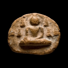 พระพิมพ์ศรีวิชัย เนื้อดิน พบในจังหวัดพัทลุง