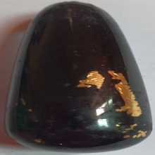 เหล็กไหลรูปทรงหยดน้ำ โทนสีน้ำเงินอมฟ้า