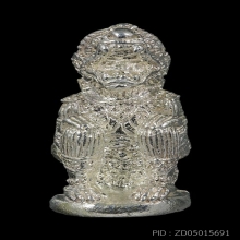 หนุมานหลวงพ่ออ่าง เนื้อเงิน วัดใหญ่สว่างอารมณ์+บัตรสมาคม