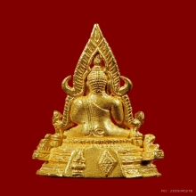 รูปหล่อหลวงพ่อพระพุทธชินราช เนื้อทองคำ ภปร.ปฏิสังขรณ์ ปี2534