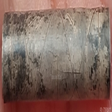 ตะกรุดสาริกาเนื้อเงินจารมือ ยาว 2.7 ซม. + ผ้าจีวร