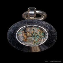 +บัตรสมาคม สีผึ้งน้ำตาล+เขียวหลวงพ่อทาบ วัดกระบกขึ้นผึ้ง