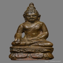 พระกริ่งไพรีพินาศ วัดบวรนิเวศน์ พิมพ์บัวเหลี่ยม(นิยม) ปี2495