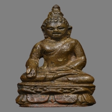 พระกริ่งไพรีพินาศ วัดบวรนิเวศน์ พิมพ์บัวเหลี่ยม(นิยม) ปี2495