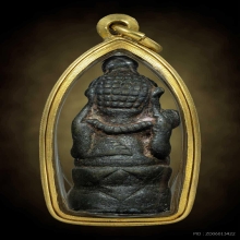 พระอุปคุตเขมร เนื้อสัมฤทธิ์เงิน ยุคต้น