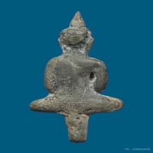 พระยอดธงวัดพลับบางกะจะพิมพ์ใหญ่ สมาธิ เนื้อซินเงิน