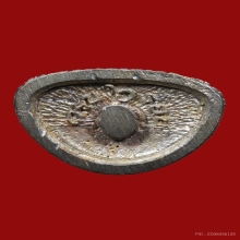 รูปหล่อ ล.พ.พรหม วัดขนอนเหนือ เนื้อเงิน ปี 2527