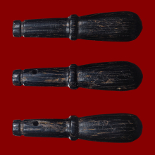 เสือครัว(ไม้ตีพริก)หลวงพ่อเหลือ วัดสาวชะโงก ปี2495 จารสด