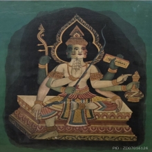 ภาพพิมพ์พระพรหม ล.ปศรี ( สีห์ ) ว.สะแก