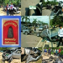 พระของขวัญหลวงปู่ทวด พิมพ์เล็ก หลังลายนิ้วมือ ปี 53 