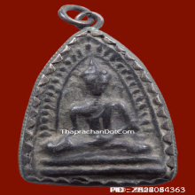 พระสุพรรณหลังผาน กรุวัดพระศรีรัตนฯ เนื้อชินเงิน