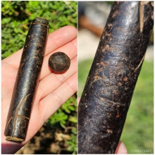 ตะกรุดพอกครั่ง หลวงพ่อทองศุข วัดโตนดหลวง จ.เพชรบุรี