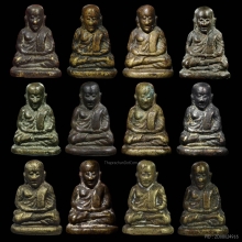 รูปหล่อหลวงพ่อเงินวัดบางคลานรุ่นปืนแตกพิมพ์นิยมเศียรโตปี2528