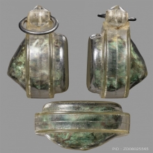 พระปิดตาเนื้อสัมฤทธิ์ ยันต์ยุ่ง  เก่าโบราณ