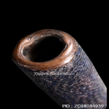 ตะกรุดโทนหลวงพ่อทบ วัดชนแดน เนื้อทองแดง ถักเชือก ลายธงชาติ