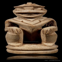 หนุมานหลวงพ่อสุ่น เนื้อไม้แกะ หน้ากระบี่