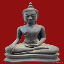 พระพุทธรูศิลปอู่ทอง ล.พ.เทียม วัดกษัตราธิราช 